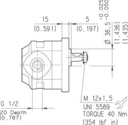 Pièces agricoles - Hydraulique - Moteur KM20.11, 2R0-82E2-LGD/GD-N
