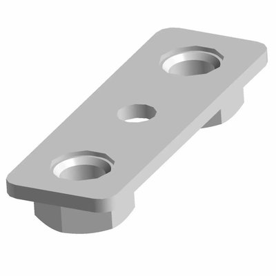 Pièces Quad & Motos - Pièces communes - WELD-HINGE,NUTPLATE,BLK Polaris origine