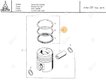 JEU DE 3 SEGMENTS Deutz-Fahr origine