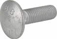 Vis ronde plate M12x40