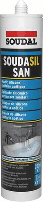 Chimie - Chimie divers - Silicone sanitaire acétique 280ml (Transparent)