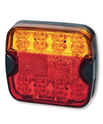 Automobile - Consommables et accessoires auto. - Feu LED 3 fonctions 10-30 Volts 104X93 mm (par 1)