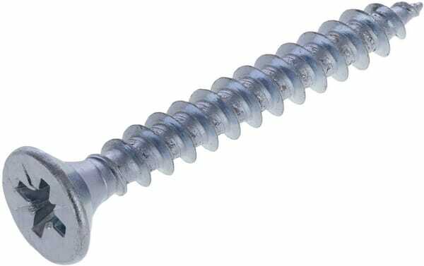 Pièces agricoles - Fasteners - Vis à bois, Ø 6x100 mm, PZ3, à tête fraisée, acier