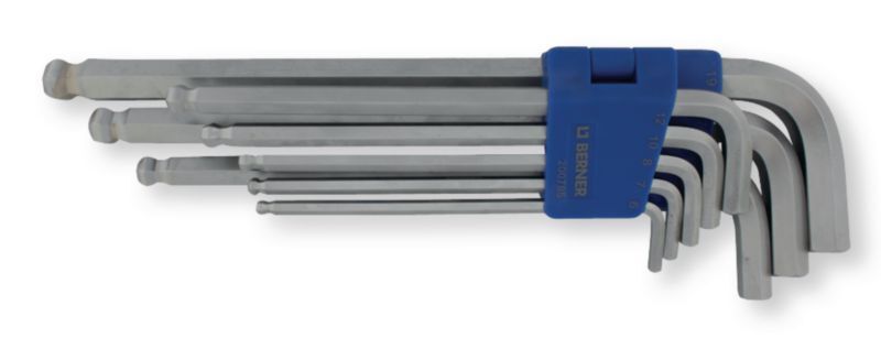 Outils - Outils divers - Jeu 8 clés mâle 6 pans XL tête sphérique Heavy-duty en étui (par 1)