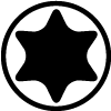 Outils - Outils divers - Embout 1/4" renforcé T40 Longueur: 50mm