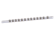 Rail pour douilles 1/4" 12 pièces