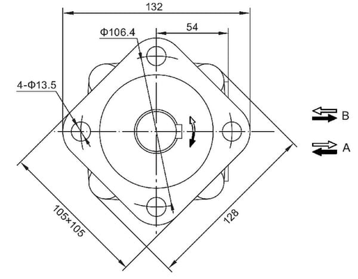 Pièces agricoles - Hydraulique - Moteur orbital 80cc Kramp