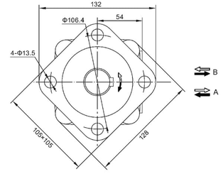 Pièces agricoles - Hydraulique - Moteur orbital 80cc Kramp