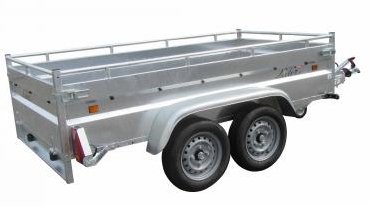 Materiels - Remorque voiture - ROBUST 253x134x50 2 essieux - freinée PTAC : 1500 kg