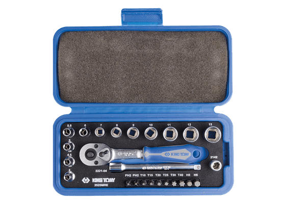 Outils - Outils divers - Coffret cliquet 1/4" douilles embouts