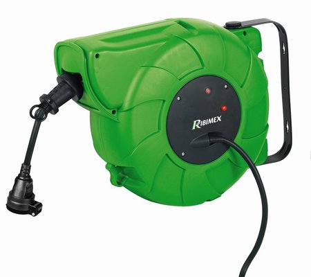 Electricite - Dévidoirs - Enrouleurs - Prolongateurs - DEVIDOIR AUTOMATIQUE ELECT 15M +2M 3X2,5