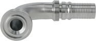 Raccord à sertir 4SH-DN25 avec flasque ø47,6 mm 90°