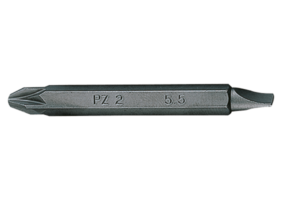 Outils - Outils divers - Embout 1/4" Pozidriv n°2 à fente