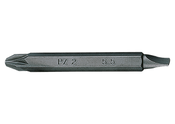 Outils - Outils divers - Embout 1/4" Pozidriv n°2 à fente