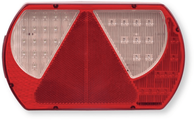 Automobile - Consommables et accessoires auto. - Feu arrière PRO LANE 4 fonctions droit LED 12-24 volts avec feu de brouillard livré pré-câblé avec 2 mètres de câble (par 1)