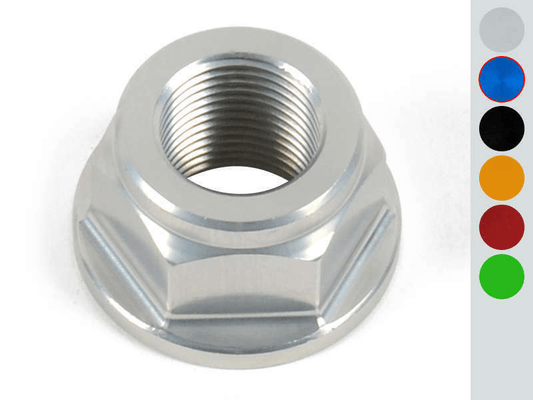 Pièces Quad & Motos - Pièces communes - Écrou axe de bras oscillant LIGHTECH ergal M18x1,50 - cobalt