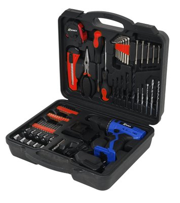 Materiels - Perceuse visseuse à percussion - COFFRET PERCEUSE-VISSEUSE 12V 1,3AH 1 BATTERIE LITHIUM