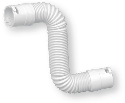 Automobile - Consommables et accessoires auto. - Tuyau évacuation extensible nu raccords à baîonette (par 1)