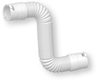 Tuyau évacuation extensible nu raccords à baîonette (par 1)
