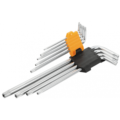 Outillage a main - Clés - JEU 9 CLEFS TORX X-LONGUES (20057)