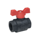 VANNE A BILLE 1/2" POLYPRO. PAPILLON