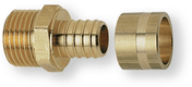 Raccord mâle fixe tube PER 20x25mm filetage 3/4" (par 1)