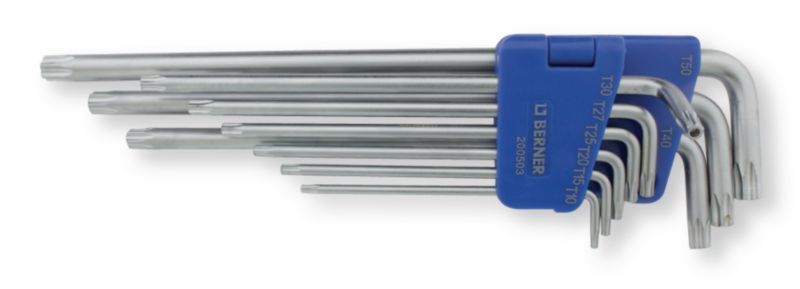 Outils - Outils divers - Jeu 9 clés mâles XL TX aimantées en étui (par 1)