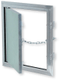 Trappe de visite cadre aluminium 200X200 mm (par 1)