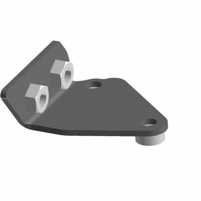 Pièces Quad & Motos - Pièces communes - WELD-MOUNT,MIDGATE,RH,BLK Polaris origine