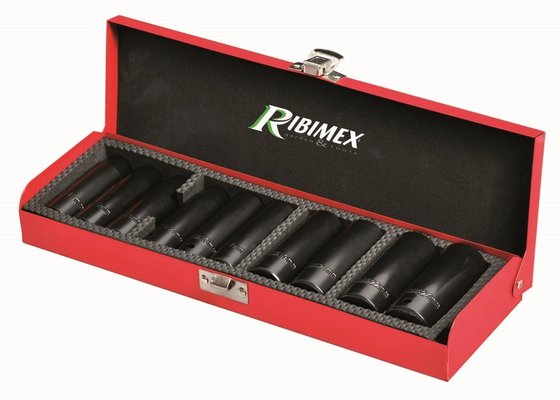 Electroportatif - Clés à choc / Perceuses-visseuses - COFFRET DE 10 DOUILLES 1/2" LONGUEUR 78MM