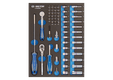 Module mousse + PP 62 pièces 1/4" 4-14mm Courtes et Longues-embouts