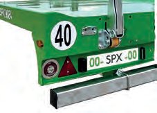 Materiels - Plateau fourrager - Plateau semi-porté 7 mètres 13 tonnes – simple essieu - freinage double ligne hydraulique