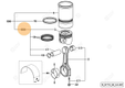 PISTON COMPLET Deutz-Fahr origine