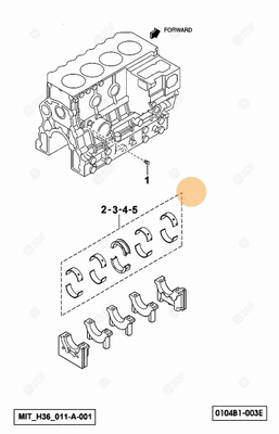 Pièces agricoles - Pieces moteur - SEMIBRONZINA BANCO Deutz-Fahr origine