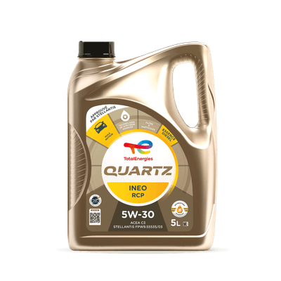 Produits pétroliers - Huile moteur - QUARTZ INEO RCP 5W30 5L
