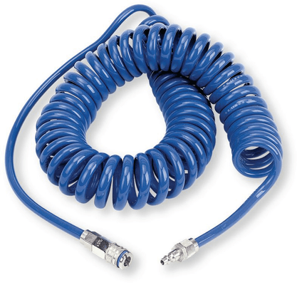 Automobile - Consommables et accessoires auto. - Flexible spiralé d'atelier polyuréthane 8x12 mm équipé avec raccords 310 (par 1)