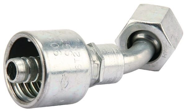 Pièces agricoles - Hydraulique - Racc. à sertir DN25-1"7/16ORFS 45°