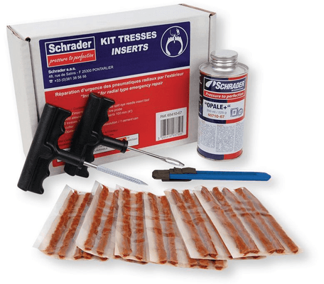 Automobile - Consommables et accessoires auto. - Kit tresses pour pneumatique Tubeless (par 1)