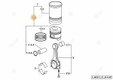 piston complet A Deutz-Fahr origine