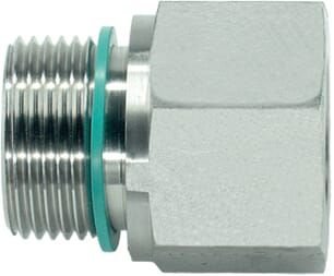 Pièces agricoles - Hydraulique - Douille réductrice M/F 1/2" BSPx3/8" BSP WD SS