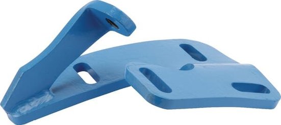 Pièces agricoles - Machines - Support + porte-support L. Lemken