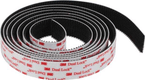 Ruban de fermeture refermable, Dual Lock™ SJ356B transparent 2,5 m x 25 mm 3 M