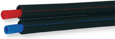 Couronne 50 mètres tubes PER gainés doubles rouge et bleu 13x16 mm (par 1)