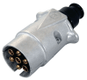 Raccord/fiche aluminium Jäger 12V 7 pôles, Type N (par 1)