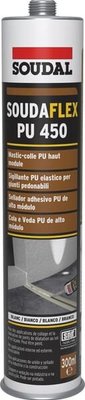 Chimie - Chimie divers - Mastic colle PU élastique haut Module SNJF PU450 (Blanc) 300mL