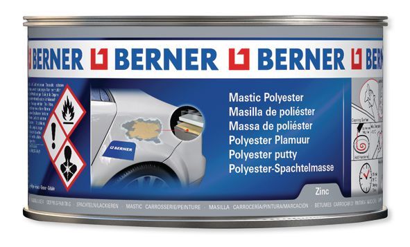 Chimie - Chimie divers - Mastic polyester Zinc, boîte de 2,0 kg, beige (par 1)