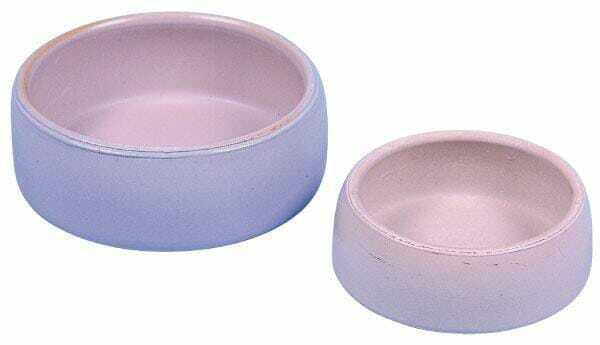 Pièces agricoles - Cloture,Jardin & Sylviculture - Mangeoire porcelaine blanc capacité 0,5kg Kerbl