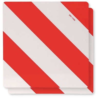 Automobile - Consommables et accessoires auto. - Jeu 2 plaque de signalisation agricole classe 1 : visibilité 100m 423x423mm homologué TPESC 03011 (par 1)