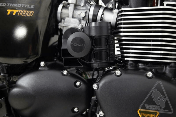 Pièces Quad & Motos - Pièces communes - Support klaxon DENALI SoundBomb Triumph Bonneville/Thruxton