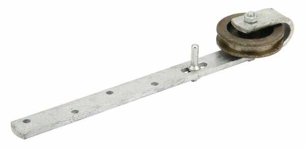 Pièces agricoles - Fasteners - Rouleaux de portail, avec support, 75 mm